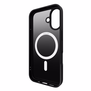 Puro Gradient Magnētiskais Silikona viedtālruņa apvalks iPhone 16 - Melna