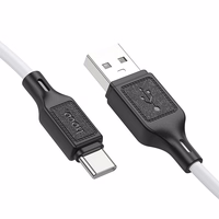 Kabelis USB-A uz USB-C Hoco 3A 1 m X90 balts