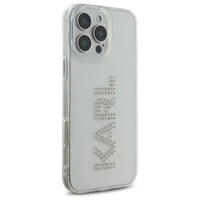 Karl Lagerfeld KLHCP16XHKLSTDCT iPhone 16 Pro Max 6.9" caurspīdīgs cietais apvalks IML Rhinestones logotips