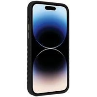 Audi sintētiskās ādas viedtālruņa apvalks MagSafe iPhone 14 Pro - melns