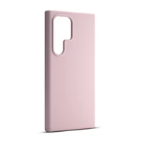 Etteri silikona viedtālruņa apvalks Samsung Galaxy S24 Ultra gaiši rozā