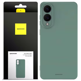 Spacecase Silikona maciņš 3.0 Galaxy S25 Edge tumši zaļš