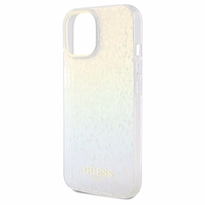 Guess IML Faceted Mirror Disco Iridescent viedtālruņa apvalks iPhone 14 / 15 / 13 - daudzkrāsains