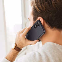 Dux Ducis Fino viedtālruņa apvalks Samsung Galaxy S23+ ar silikona rāmi pelēks