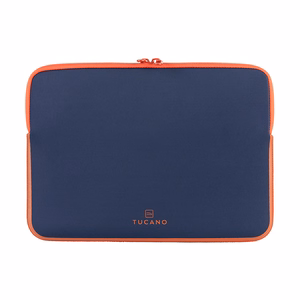 Zils Tucano Elements 2 4 mm neoprēna apvalks MacBook Air 13 collu (2018–2024), MacBook Pro 13 collu (2016–2022) un 12 collu klēpjdatoriem