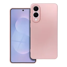 METALLIC viedtālruņa apvalks SAMSUNG S25 Edge rozā