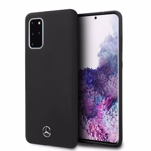 Mercedes Silicone Line viedtālruņa apvalks Samsung Galaxy S20+ - melns