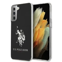 US Polo USHCS21MTPUHRBK S21+ G996 melns spīdīgs liels logotips