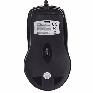 Activejet AMY-083 vadu USB pele (optiskā; 1000 DPI; melna)