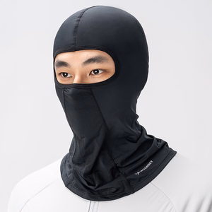 Wozinsky WKM-01B balaklavas sejas maska motociklam un velosipēdam - melna