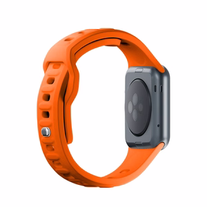 3mk silikona siksniņa Apple Watch, 38/40/41/42 mm, oranžs, mazais izmērs