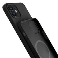 3mk silikona viedtālruņa apvalks iPhone 12 / iPhone 12 Pro - melns