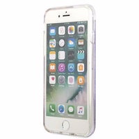 Guess Ziedu Šķidro Spīdumu apvalks iPhone SE 2022 / SE 2020 / 7 / 8 - violets
