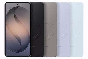 Samsung Slim Magnet maciņš Samsung Galaxy S26+, saderīgs ar MagSafe - pelēks