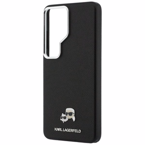Karl Lagerfeld maciņš Saffiano KC Metal Logo MagSafe Samsung Galaxy S26 Ultra melns
