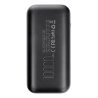 VEGER Portatīvais lādētājs 10000 mAh PD QC3.0 3A 20W S10 (W1135) melns