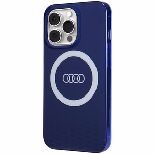 Audi IML Lielais Logotips Magnētiskais viedtālruņa apvalks iPhone 13 Pro / 13 - zils