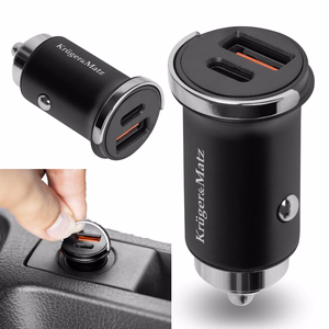 Kruger&Matz 30 W automašīnas lādētājs