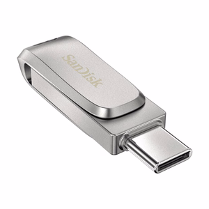 SanDisk Ultra Dual Drive Luxe USB zibatmiņas disks 1000 GB USB Type-A / USB Type-C 3.2 Gen 1 nerūsējošs tērauds
