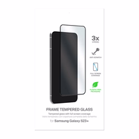 PURO Frame Tempered Glass - Tempered glass the Samsung Galaxy S23+ (melns frame)