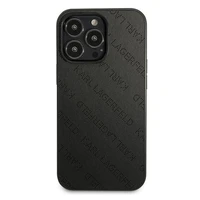 Karl Lagerfeld perforēts Allover apvalks iPhone 13 Pro / 13 6.1" - melna