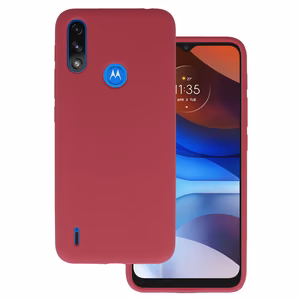 Viedtālruņa apvalks silikona Lite Motorola Moto E7 Power/E7i Power (m) - bordo (m)