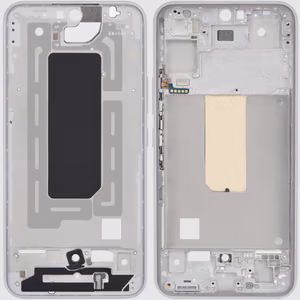 Vidējais rāmis priekš Samsung A546 A54 5G (White)