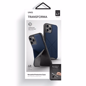 Uniq Transforma viedtālruņa apvalks iPhone 12 Pro Max - zils
