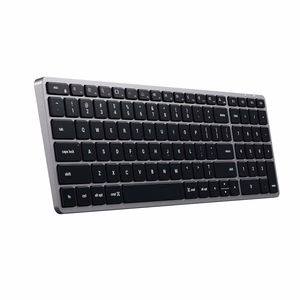 Satechi Slim X2 QWERTY bezvadu tastatūra ST-BTSX2M, pelēka