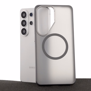 Liavec Soft Maciņš Metal Frame for Samsung Galaxy S26 Ultra pelēks