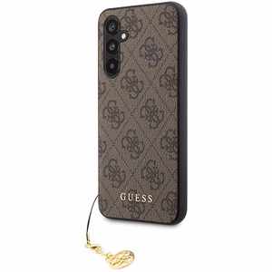Guess GUHCS23FEGF4GBR S23 FE S711 brūns/brūns cietais apvalks 4G šarma kolekcija