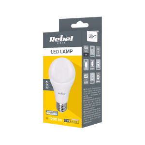 Rebel E27 LED spuldze, 12 W, 3000 K, 230 V
