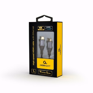 Gembird CCBP-HDMI-1M HDMI kabelis HDMI Type A (Standard) pelēks