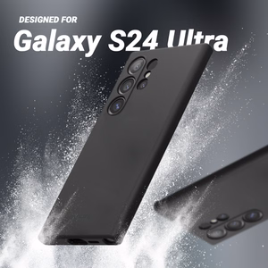 Crong Color Cover vāciņš ierīcei Samsung Galaxy S24 Ultra, melns