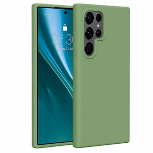 Etteri Silicone чехол Samsung Galaxy S24 Ultra светло-зеленый