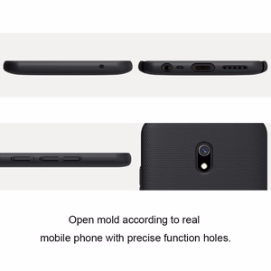 Nillkin Super Frosted Shield viedtālruņa apvalks Xiaomi Redmi 8A - melns
