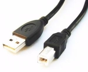 Gembird CCP-USB2-AMBM-6 USB kabelis 1.82 m USB A USB B melns