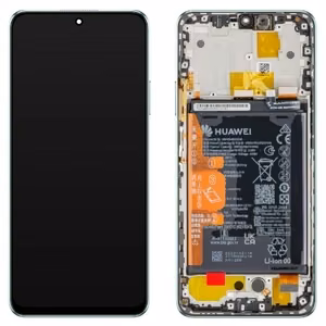 LCD ekrāns priekš Huawei Nova Y90 ar skārienjutīgo ekrānu, rāmi un bateriju, zaļš, oriģināls (service pack)