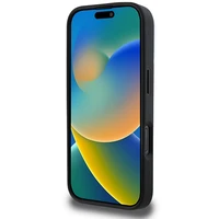 DKNY Vienkāršs sudraba logotips magnētiskais iPhone 16 Pro Max viedtālruņa apvalks - melns