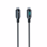 FORCELL F-ENERGY C277 kabelis Type C uz Type C QC4.0 PD 5A 100W Digitālais 1,2 m melns