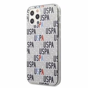 US Polo USHCP12MPCUSPA6 Logo Mania Collection vāciņš ierīcei iPhone 12 / 12 Pro 6.1", balts
