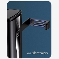 USAMS Turētājs ventilācijas režģim Gravity melns ZJ058ZJ01 (US-ZJ058)