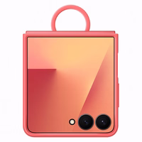 Samsung viedtālruņa apvalks ar gredzenu Samsung Galaxy Z Flip7 - sarkans