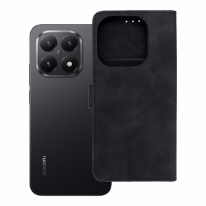 TENDER grāmatas veida viedtālruņa apvalks XIAOMI 15T melns