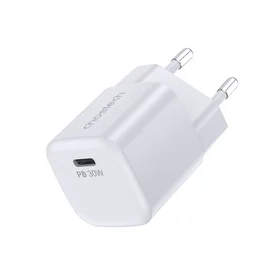 Choetech PD5007 USB-C PD 30W GaN sienas lādētājs - balts