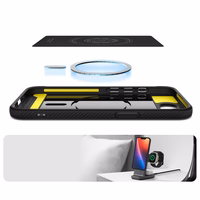 Spigen Core Armor Magnētiskais MagSafe viedtālruņa apvalks iPhone 16e - melns