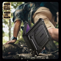 Supcase IBLSN Armorbox viedtālruņa apvalks Samsung Galaxy Z Flip 7 - melns