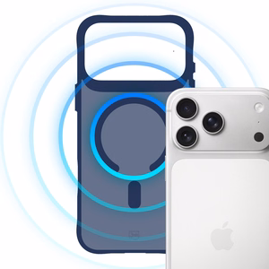 3mk Smoke MagCase futrālis iPhone 17 Pro - zils - caurspīdīgs