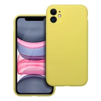 Silikona viedtālruņa apvalks 2mm iPhone 11 citrondzeltens