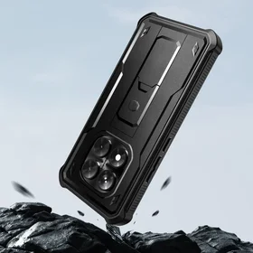 Tech-Protect Kevlar Pro viedtālruņa apvalks Xiaomi Redmi Note 14 Pro 5G / Poco X7 5G - melns